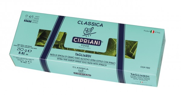 Tagliardi all’uovo con spinaci