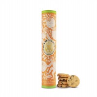Chocolate & Orange Shortbread - Tall Tin